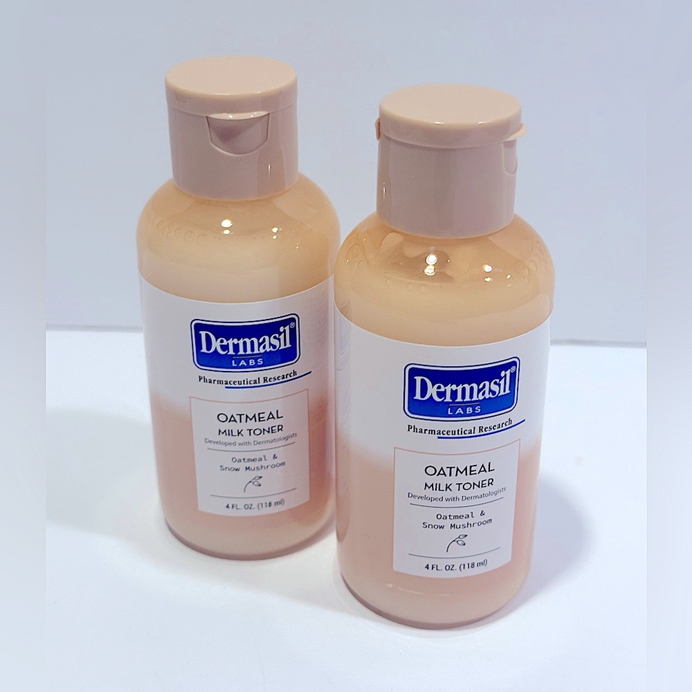 Set of 2 Dermasil Oatmeal Milk Toner - 4fl oz.